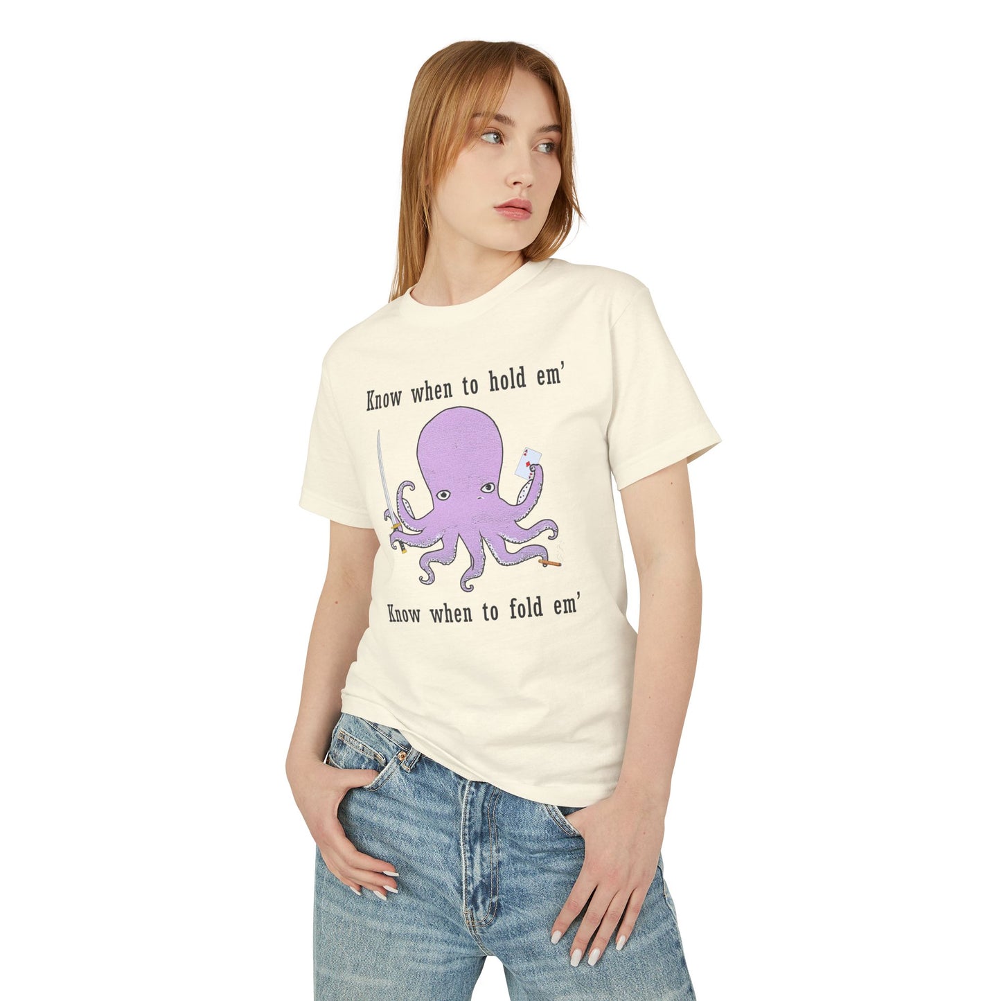"Know When to Fold 'Em" Tee